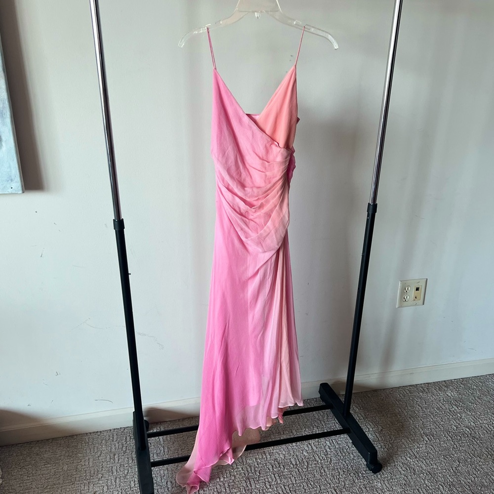 Pink and Peach Cocktail Dress